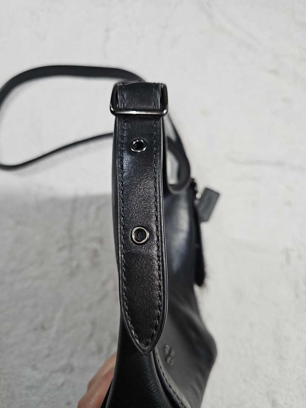 Coach Black Leather Crossbody Bag - Picture 6 of 12